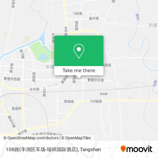 108路(丰润区车场-瑞祥国际酒店) map