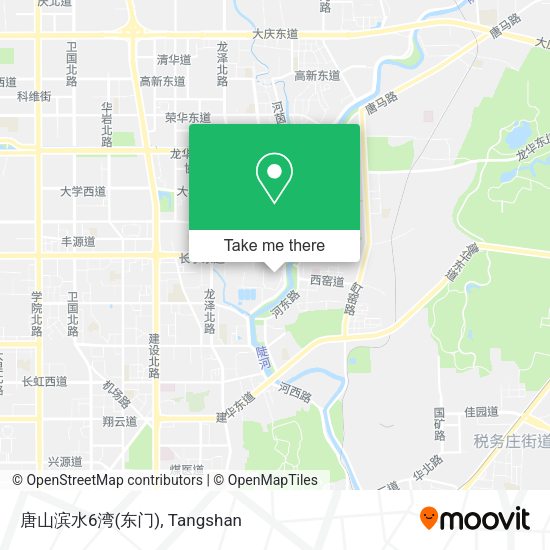 唐山滨水6湾(东门) map