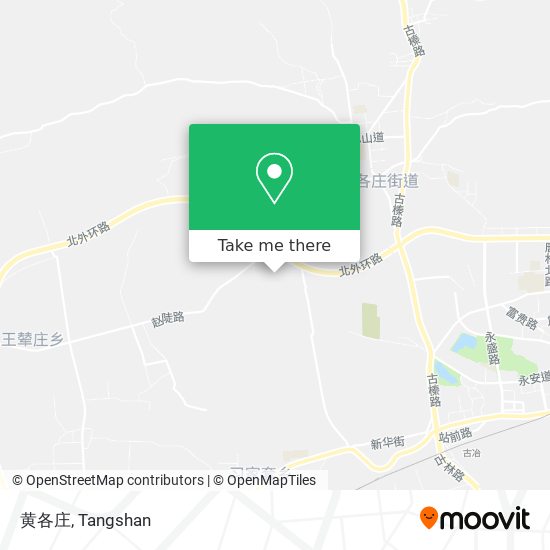 黄各庄 map