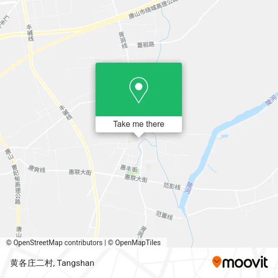 黄各庄二村 map