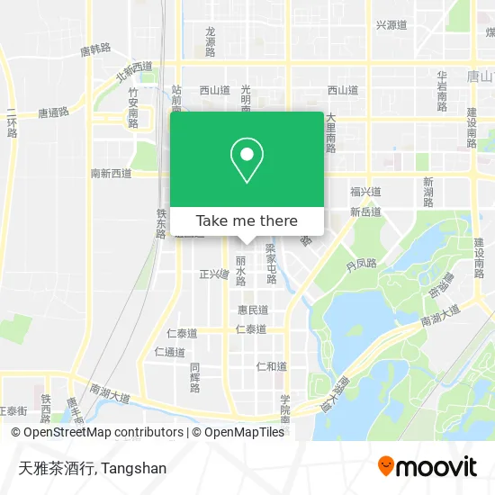 天雅茶酒行 map