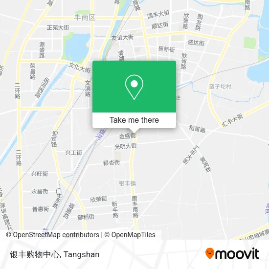 银丰购物中心 map