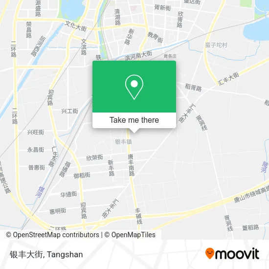 银丰大街 map