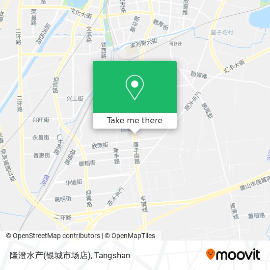 隆澄水产(银城市场店) map