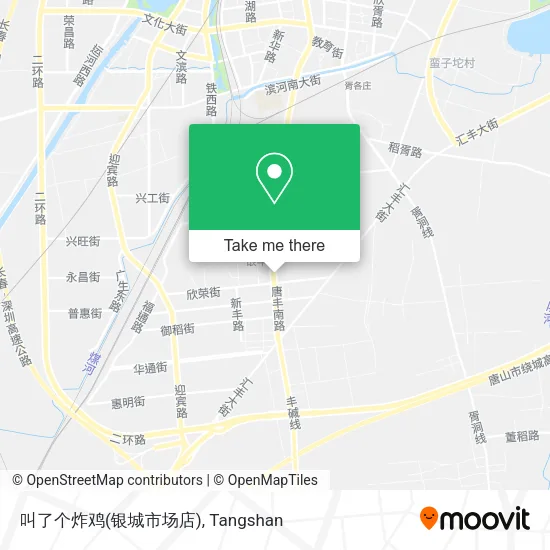 叫了个炸鸡(银城市场店) map