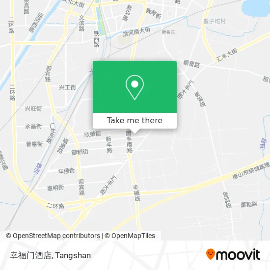幸福门酒店 map