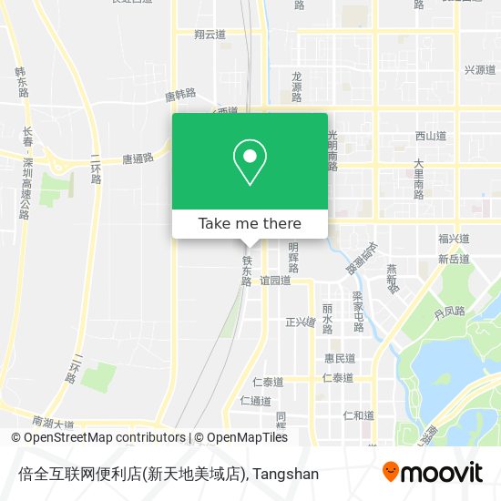 倍全互联网便利店(新天地美域店) map