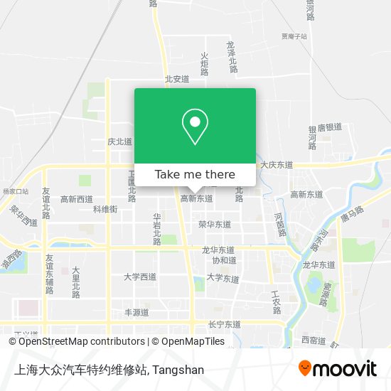 上海大众汽车特约维修站 map
