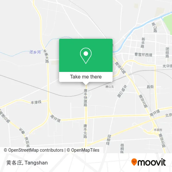 黄各庄 map