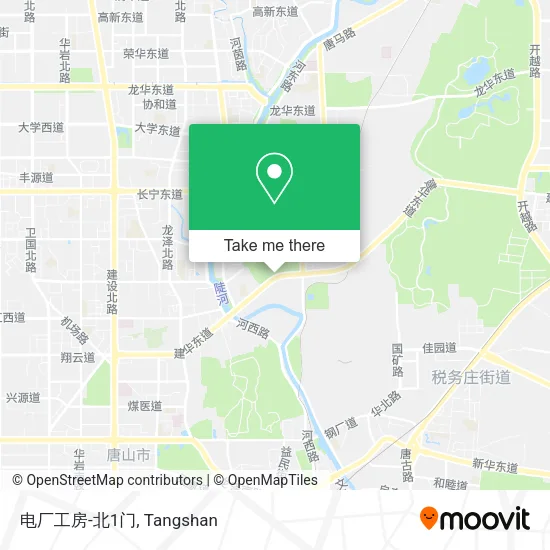 电厂工房-北1门 map