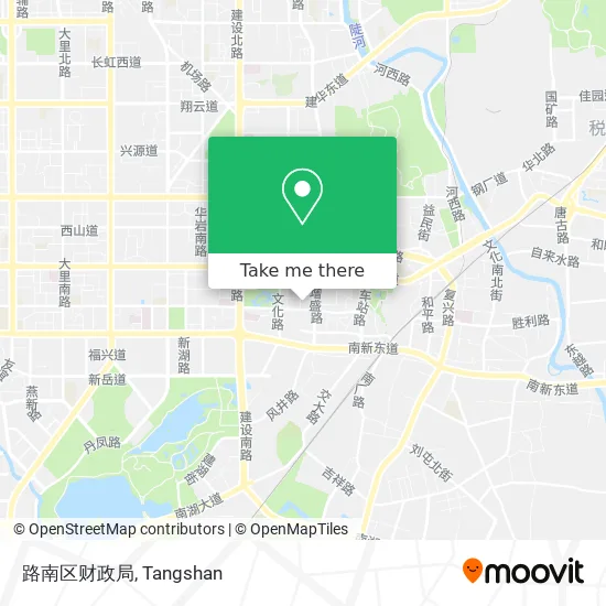 路南区财政局 map