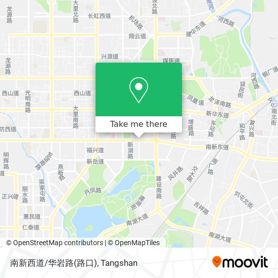 南新西道/华岩路(路口) map