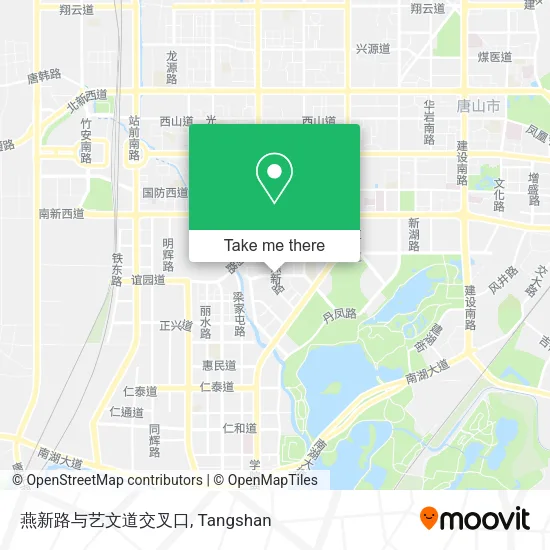 燕新路与艺文道交叉口 map