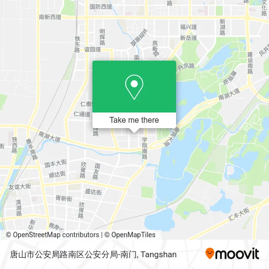 唐山市公安局路南区公安分局-南门 map