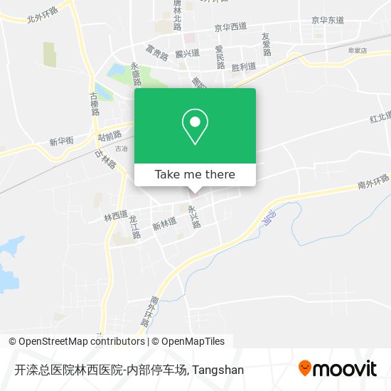 开滦总医院林西医院-内部停车场 map