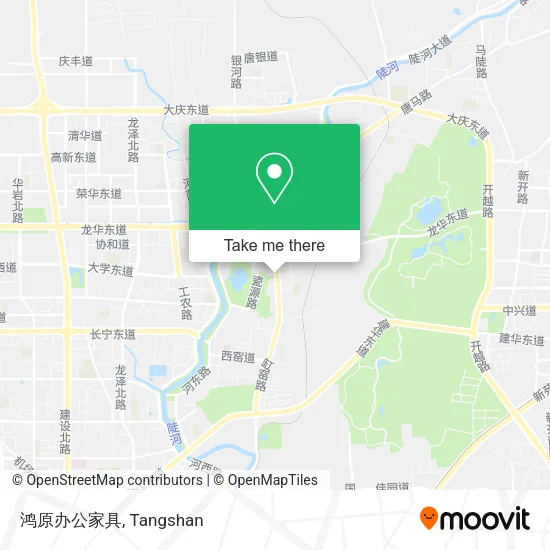 鸿原办公家具 map