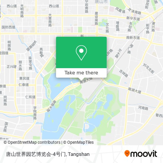 唐山世界园艺博览会-4号门 map
