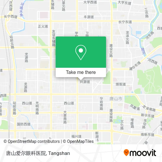 唐山爱尔眼科医院 map