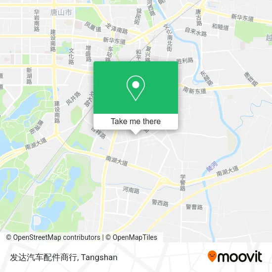 发达汽车配件商行 map