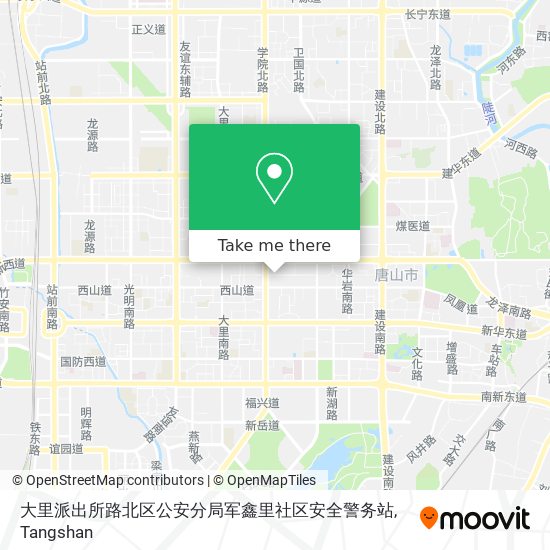 大里派出所路北区公安分局军鑫里社区安全警务站 map