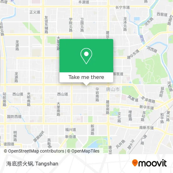 海底捞火锅 map