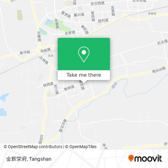 金辉荣府 map