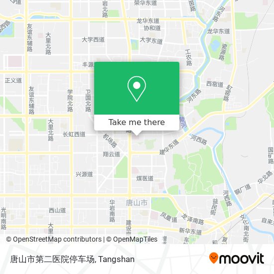 唐山市第二医院停车场 map