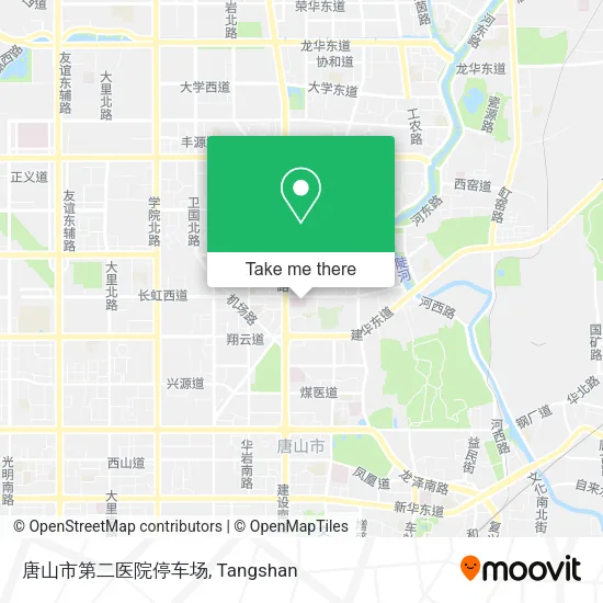 唐山市第二医院停车场 map