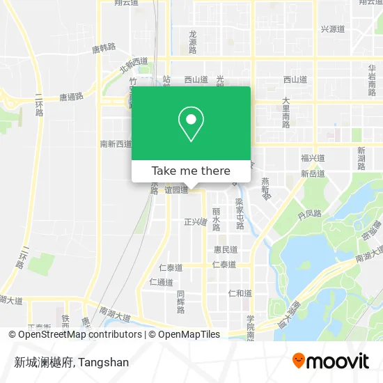 新城澜樾府 map