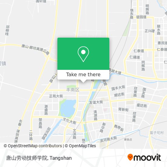 唐山劳动技师学院 map