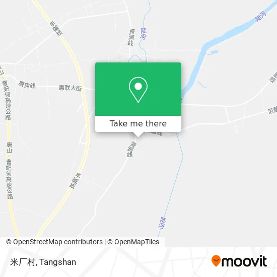 米厂村 map