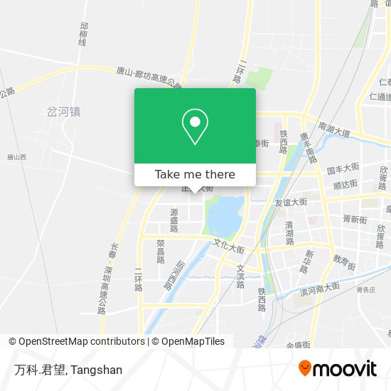 万科.君望 map