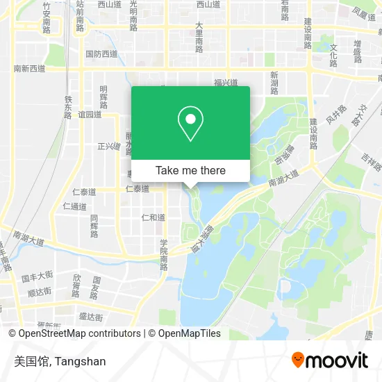 美国馆 map