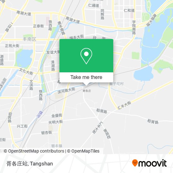 胥各庄站 map
