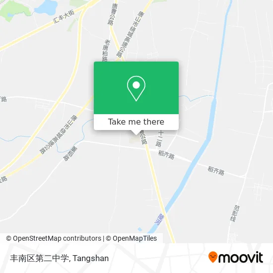 丰南区第二中学 map