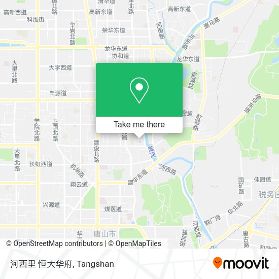 河西里 恒大华府 map