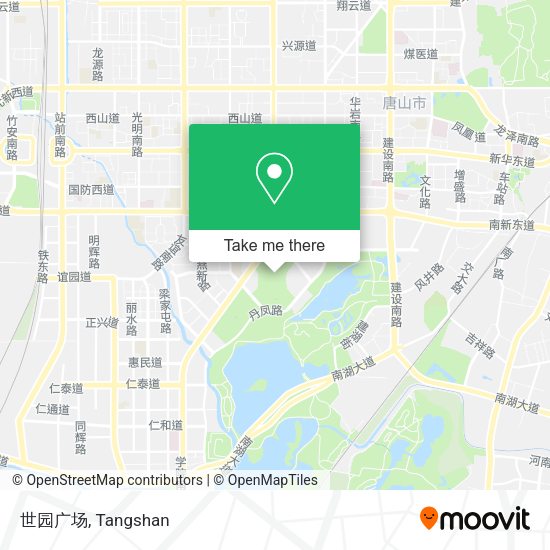 世园广场 map