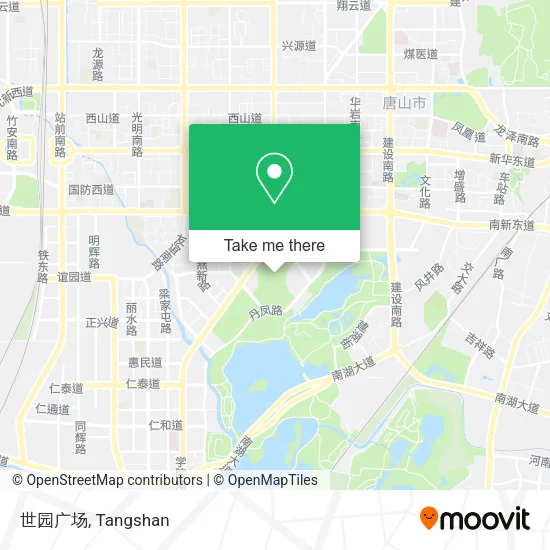 世园广场 map