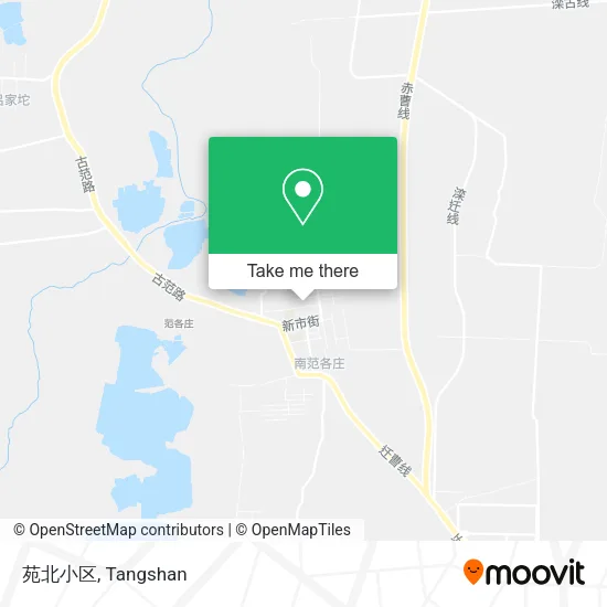 苑北小区 map