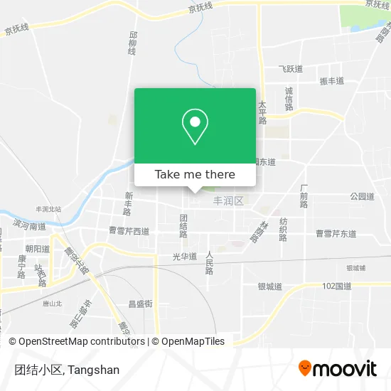 团结小区 map