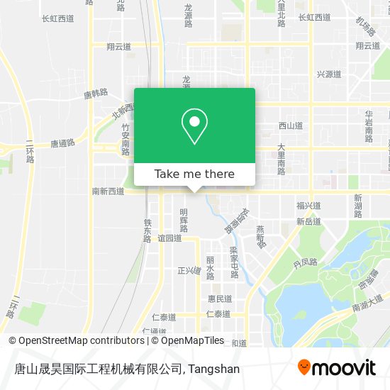 唐山晟昊国际工程机械有限公司 map