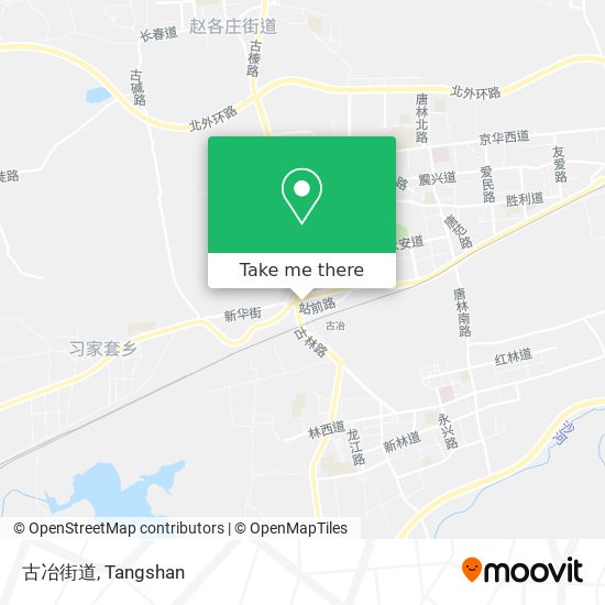 古冶街道 map