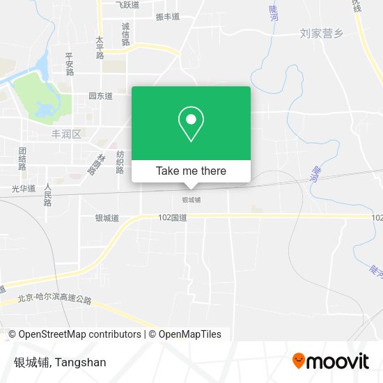 银城铺 map
