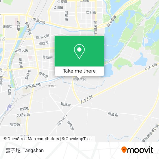 蛮子坨 map
