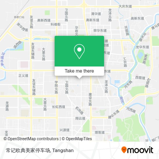 常记欧典美家停车场 map