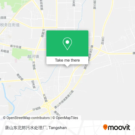 唐山东北郊污水处理厂 map