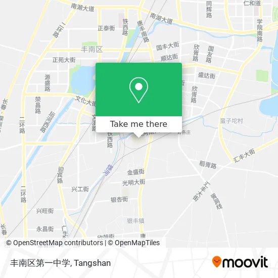 丰南区第一中学 map