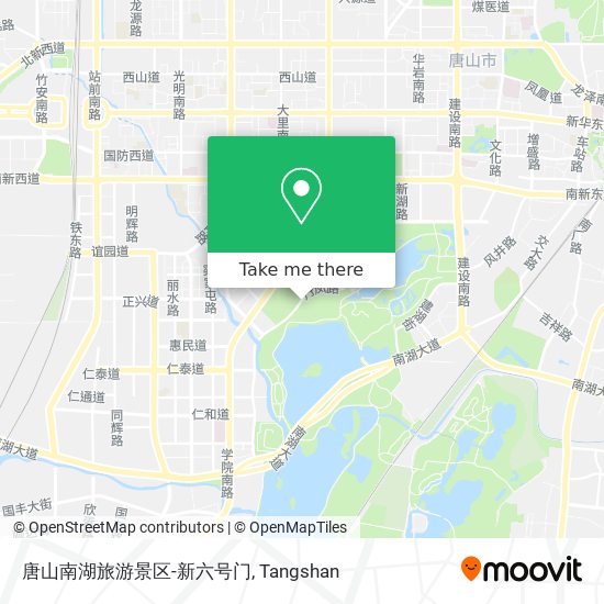 唐山南湖旅游景区-新六号门 map