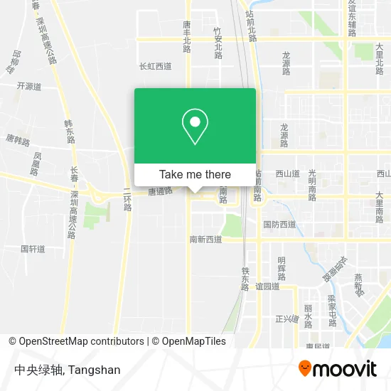 中央绿轴 map
