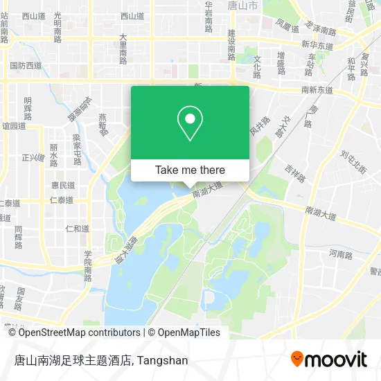 唐山南湖足球主题酒店 map